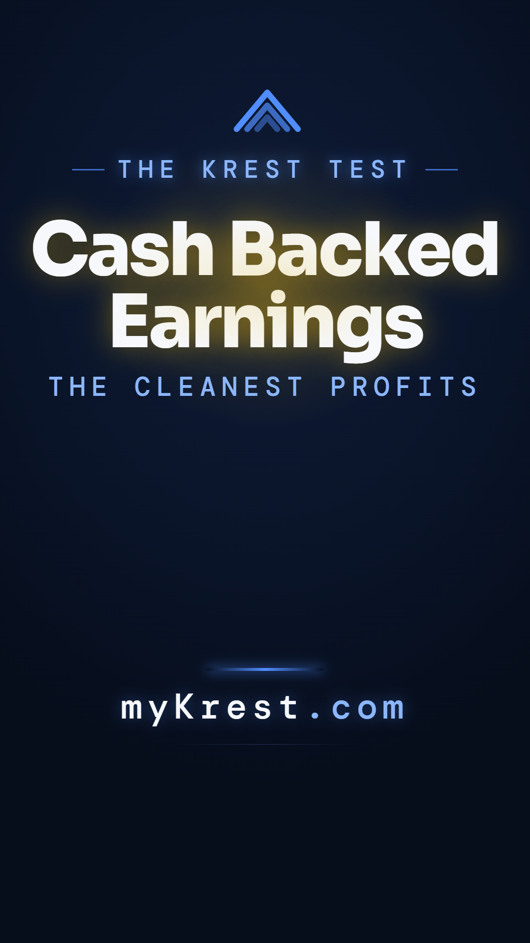 Watch the Cash-Backed Earnings analysis in 71s