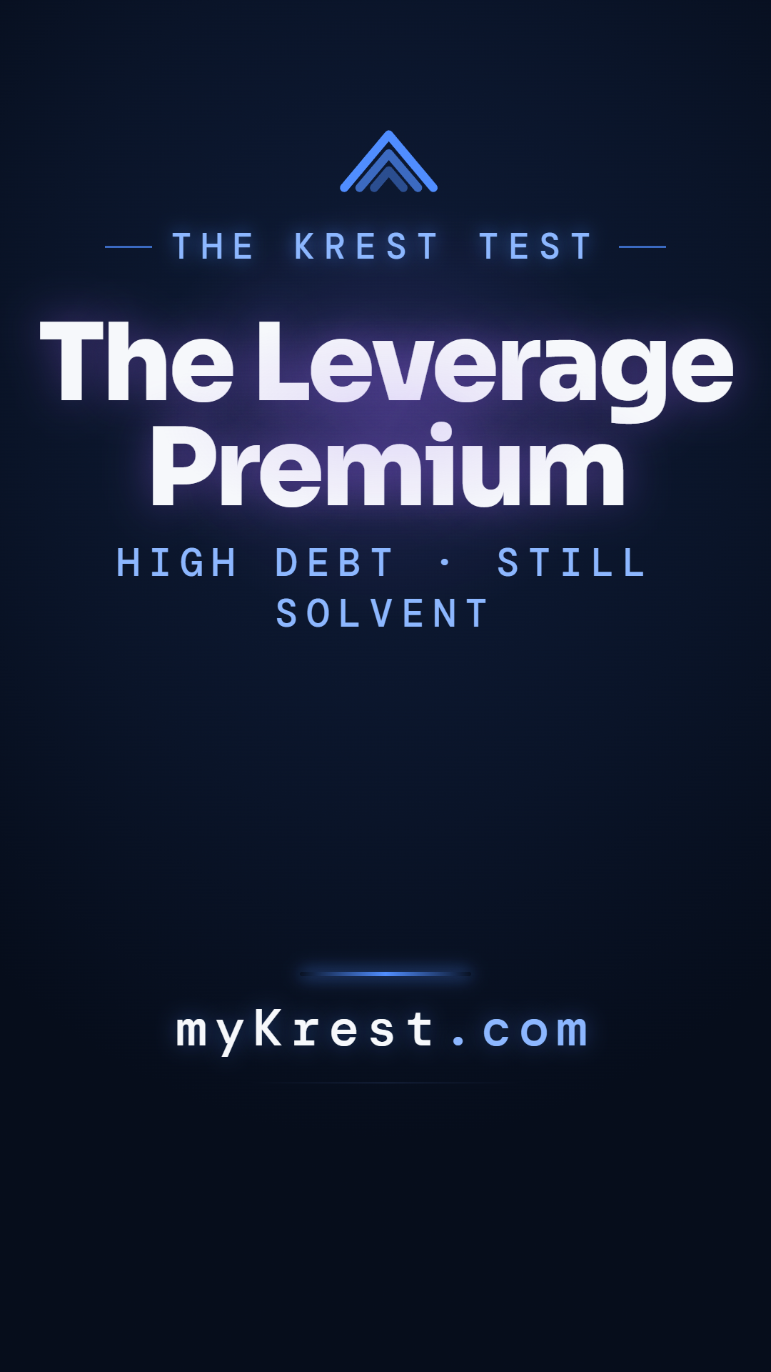 Watch the Leverage Premium analysis in 78s