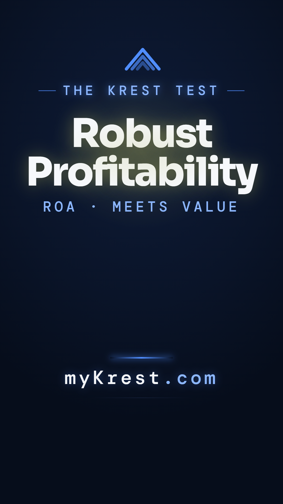Watch the Robust Profitability analysis in 76s